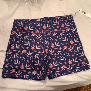 No ride booty shorts, high waisted, 5”inseam